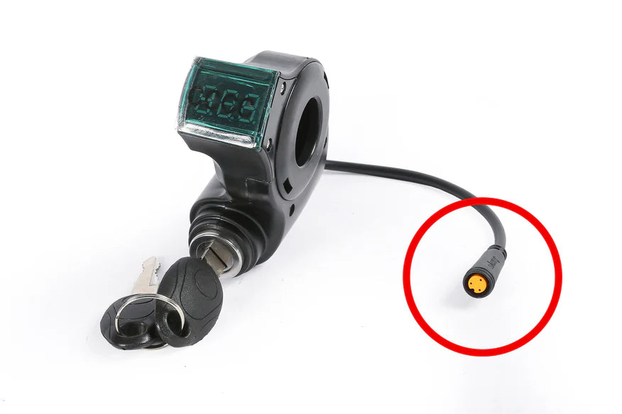 Voltmeter with Key, 3-pin, quick connect