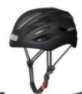 Helmet with Tail Light, Black